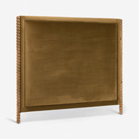 Oxford Upholstered Headboard King in Olive Velvet