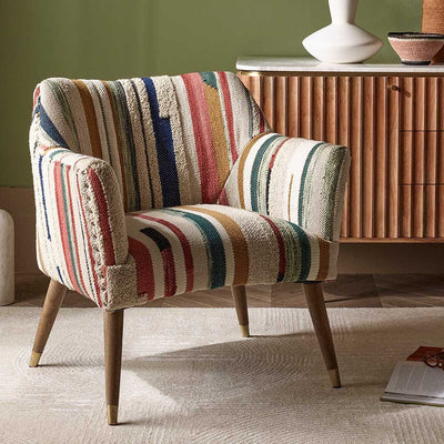 ASTORIA IN STRIPED COTTON RUG