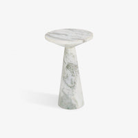 BASSO FANTASY BROWN MARBLE SIDE TABLE