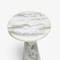 BASSO FANTASY BROWN MARBLE SIDE TABLE