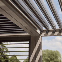 1.5M X 4M SAVANNAH BIRCH BBQ PERGOLA