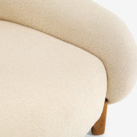 COCOON ARMCHAIR IN OFF-WHITE BOUCLE