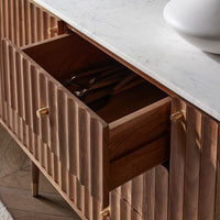 Flute Marble Sideboard