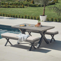 GABRIELA 6 SEAT BENCH DINING SET