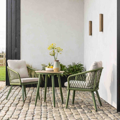 LAUREN 2 SEAT BISTRO SET IN GREEN