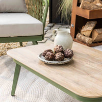 LAUREN 4 SEAT LOUNGE SET IN GREEN