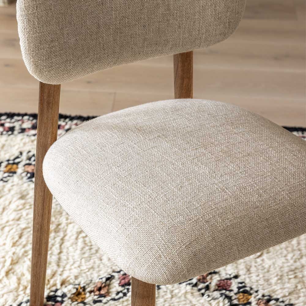 LAYLA DINING CHAIR IN NATURAL LINEN