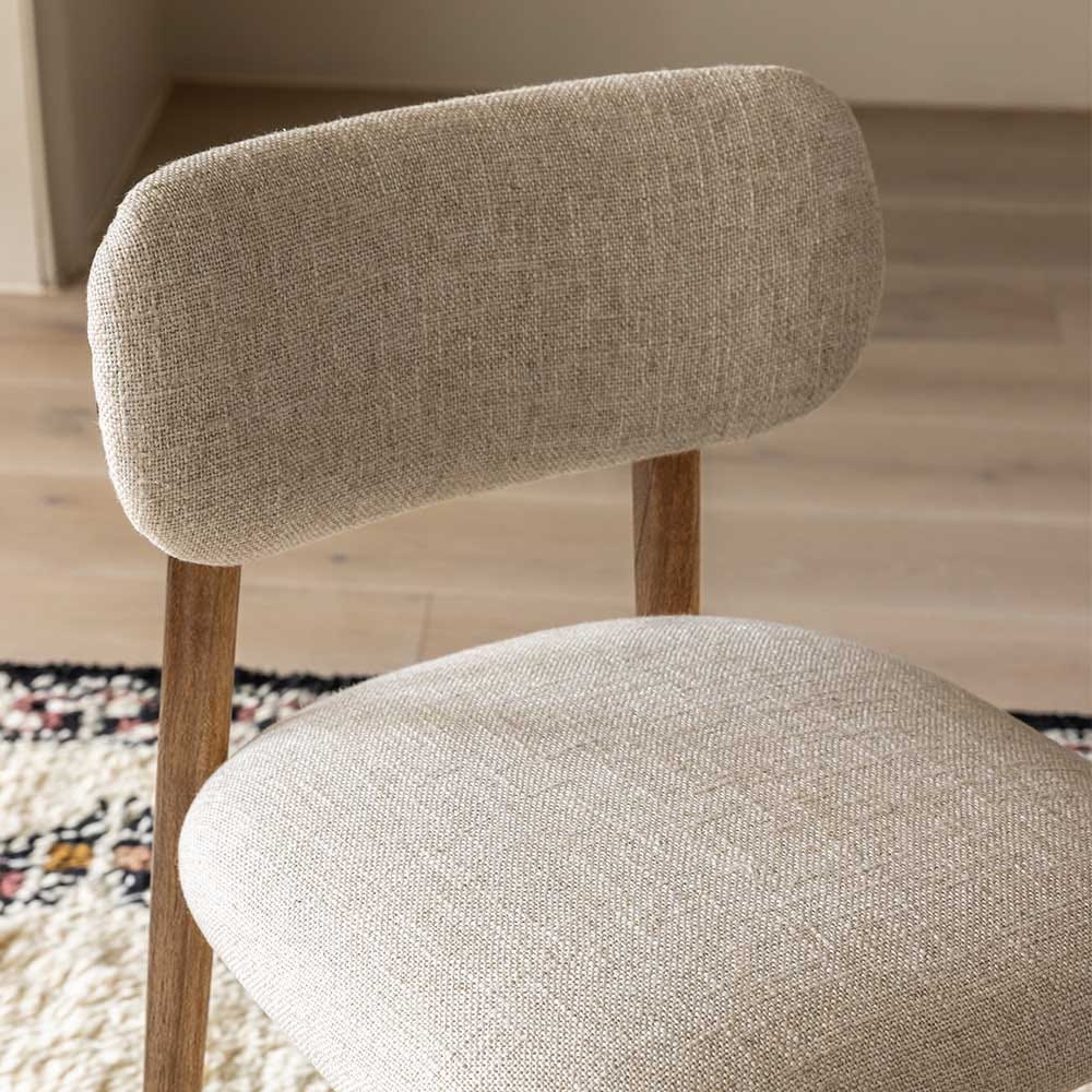 LAYLA DINING CHAIR IN NATURAL LINEN