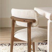 LAYLA DINING CHAIR IN NATURAL LINEN