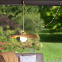 LIGURIA SESAME RATTAN 60CM PENDANT LIGHT