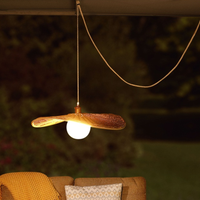 LIGURIA SESAME RATTAN 60CM PENDANT LIGHT