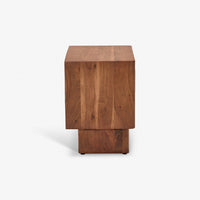 LISBON BEDSIDE TABLE - ALMOND WHITE