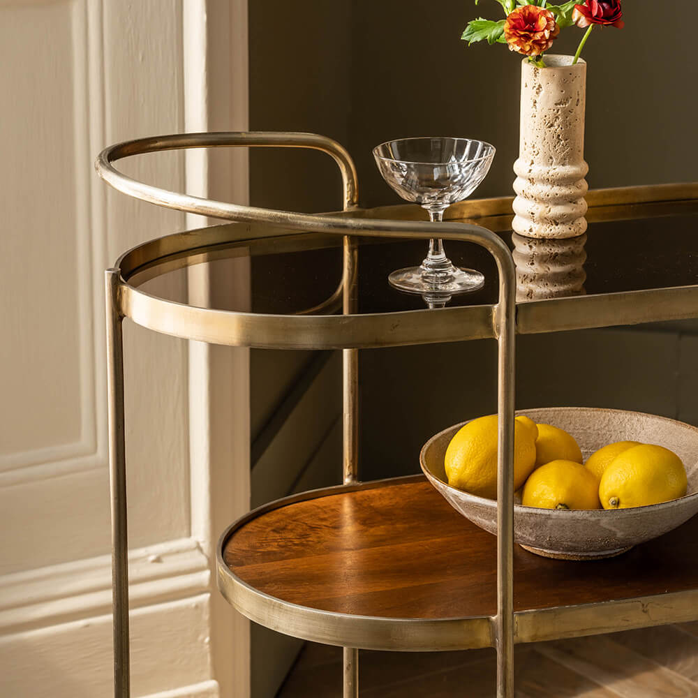 MALONE DRINKS TROLLEY
