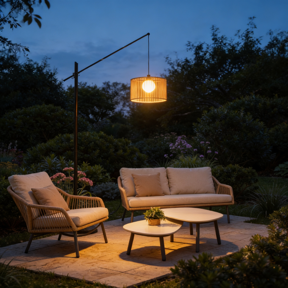 MATERA LATTE 1.8M FLOOR LAMP