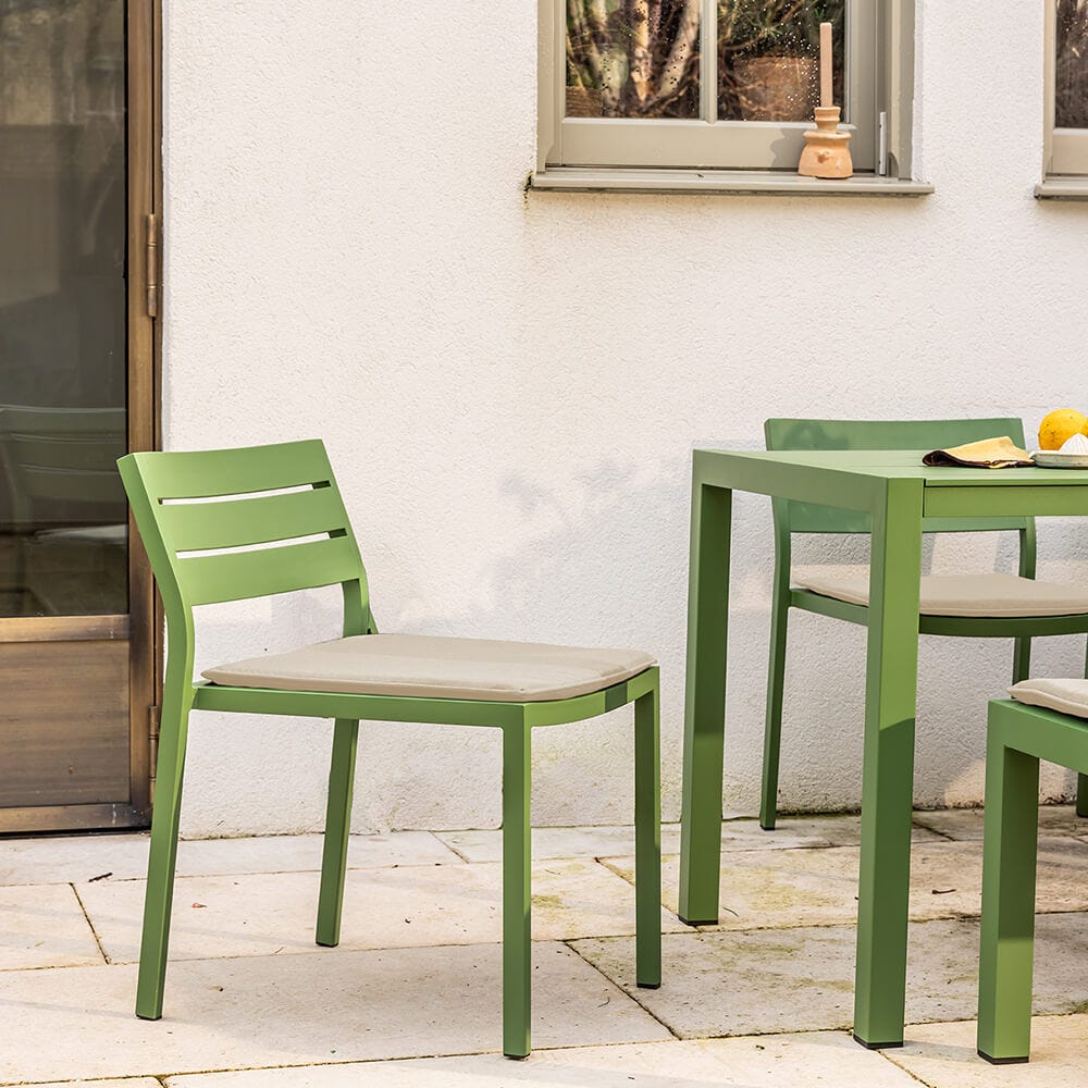 ANNA 4-SEAT DINING SET IN GREEN