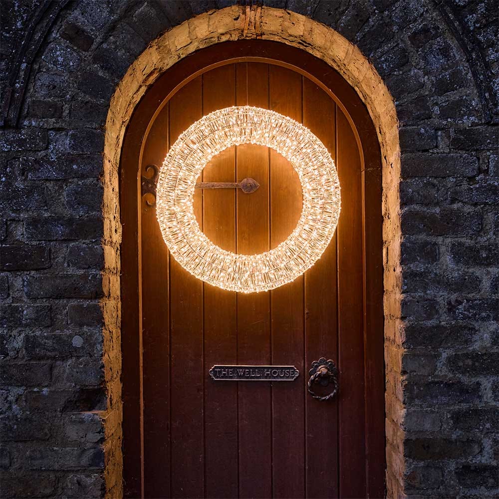 MICRO LED DOUBLE SIDED 3D WREATH