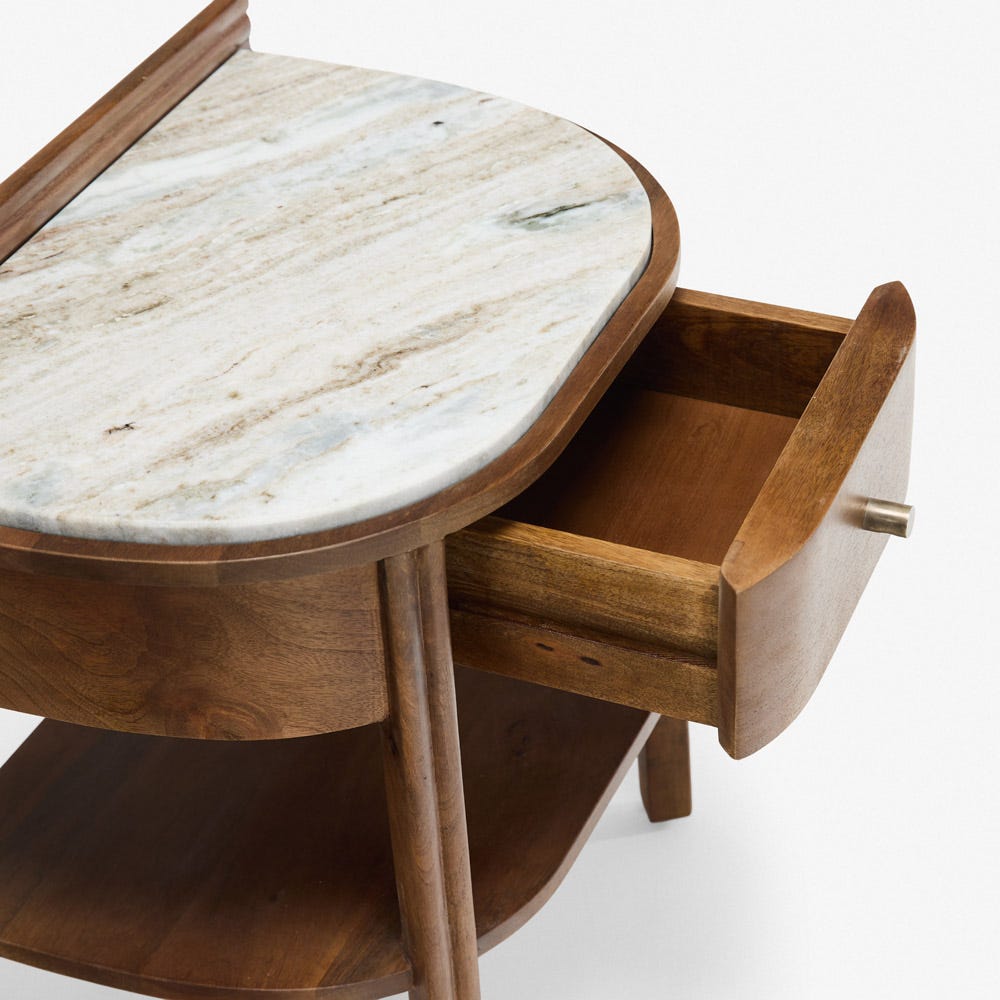 QUEENIE BEDSIDE TABLE