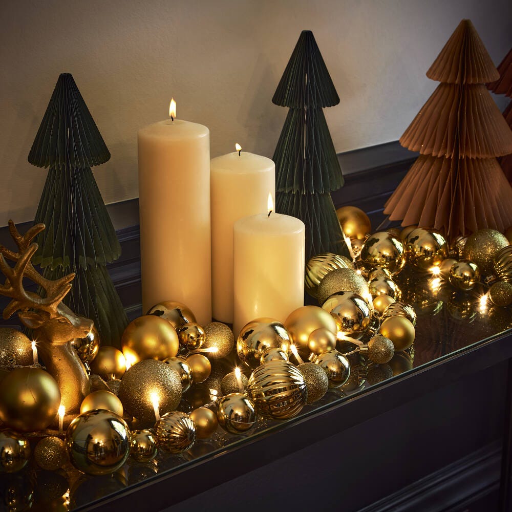 Retro Bauble 2M Garland