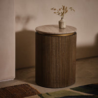 RONDO MARBLE SIDE TABLE