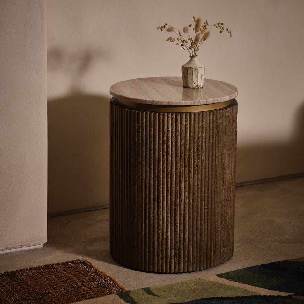 RONDO MARBLE SIDE TABLE