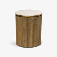 RONDO MARBLE SIDE TABLE