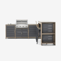 SAVANNAH BIRCH 4 BURNER DELUXE OUTDOOR KITCHEN