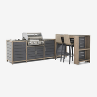SAVANNAH BIRCH 4 BURNER DELUXE OUTDOOR KITCHEN