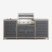 SAVANNAH BIRCH 4 BURNER DELUXE OUTDOOR KITCHEN