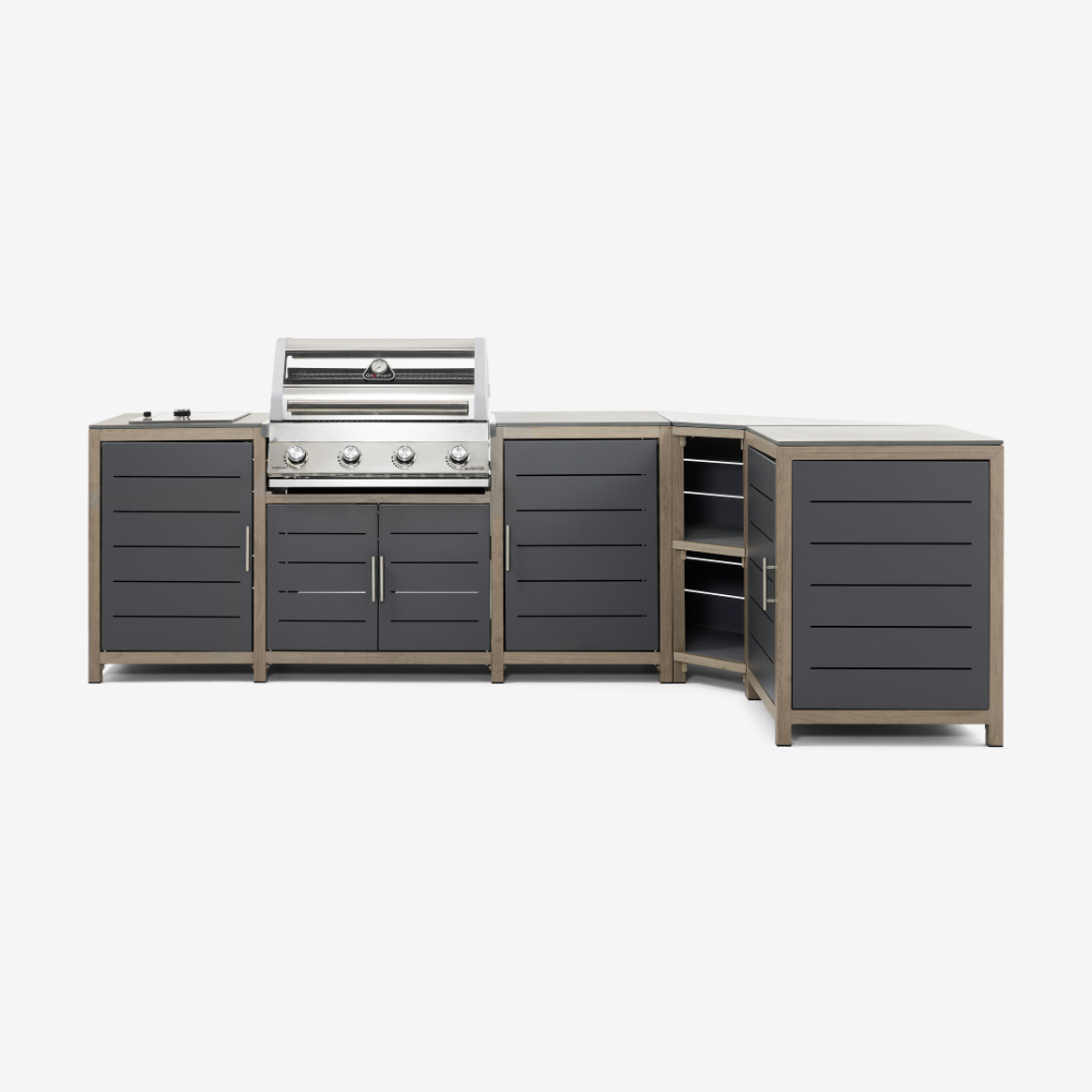 SAVANNAH BIRCH 4 BURNER DELUXE OUTDOOR KITCHEN