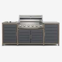 SAVANNAH BIRCH 6 BURNER DELUXE OUTDOOR KITCHEN
