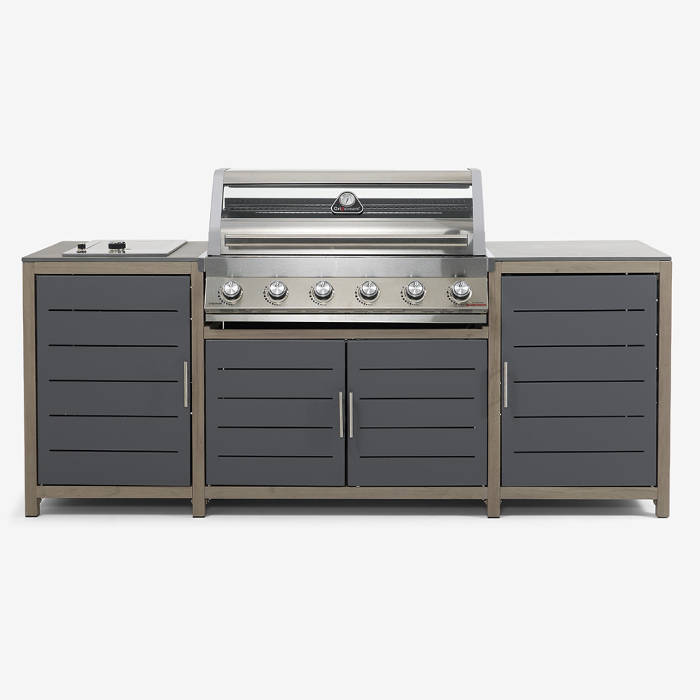 SAVANNAH BIRCH 6 BURNER DELUXE OUTDOOR KITCHEN
