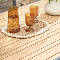 Savannah Rope 8-10 Seat 2m Extending Dining Set - Oak