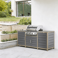 SAVANNAH BIRCH 4 BURNER DELUXE OUTDOOR KITCHEN