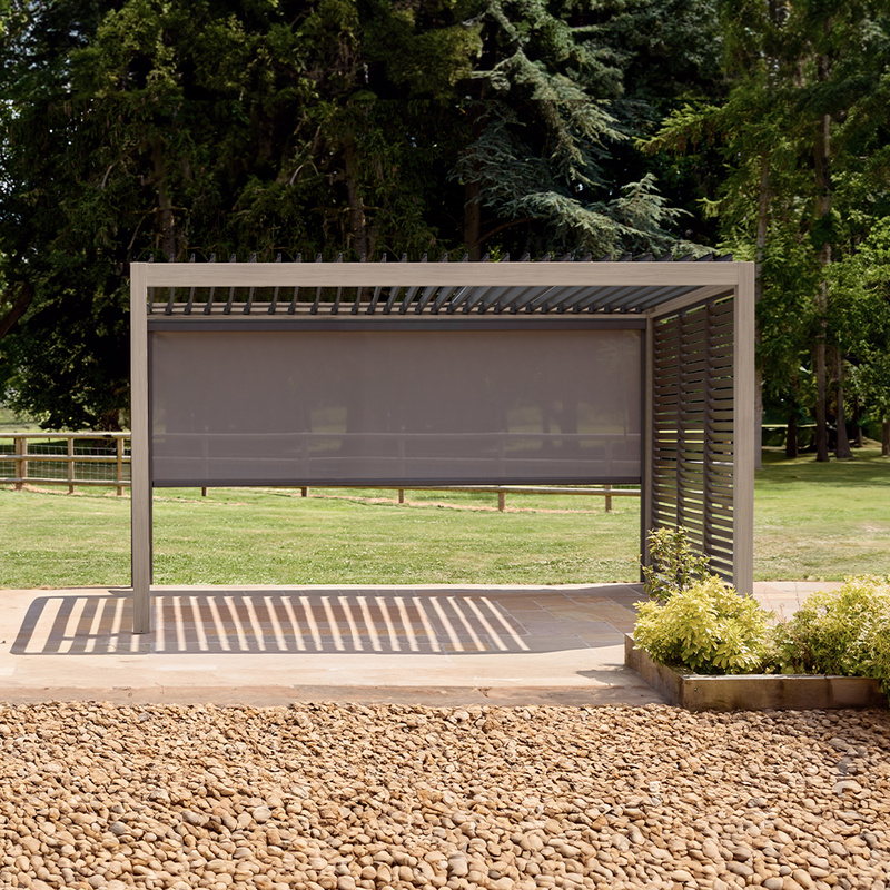 Savannah Pergola with lights 4 x 3m - Birch