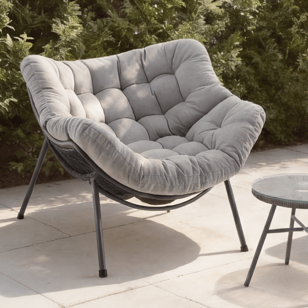 SAVANNAH OAK RELAXER CHAIR AND CUSHION