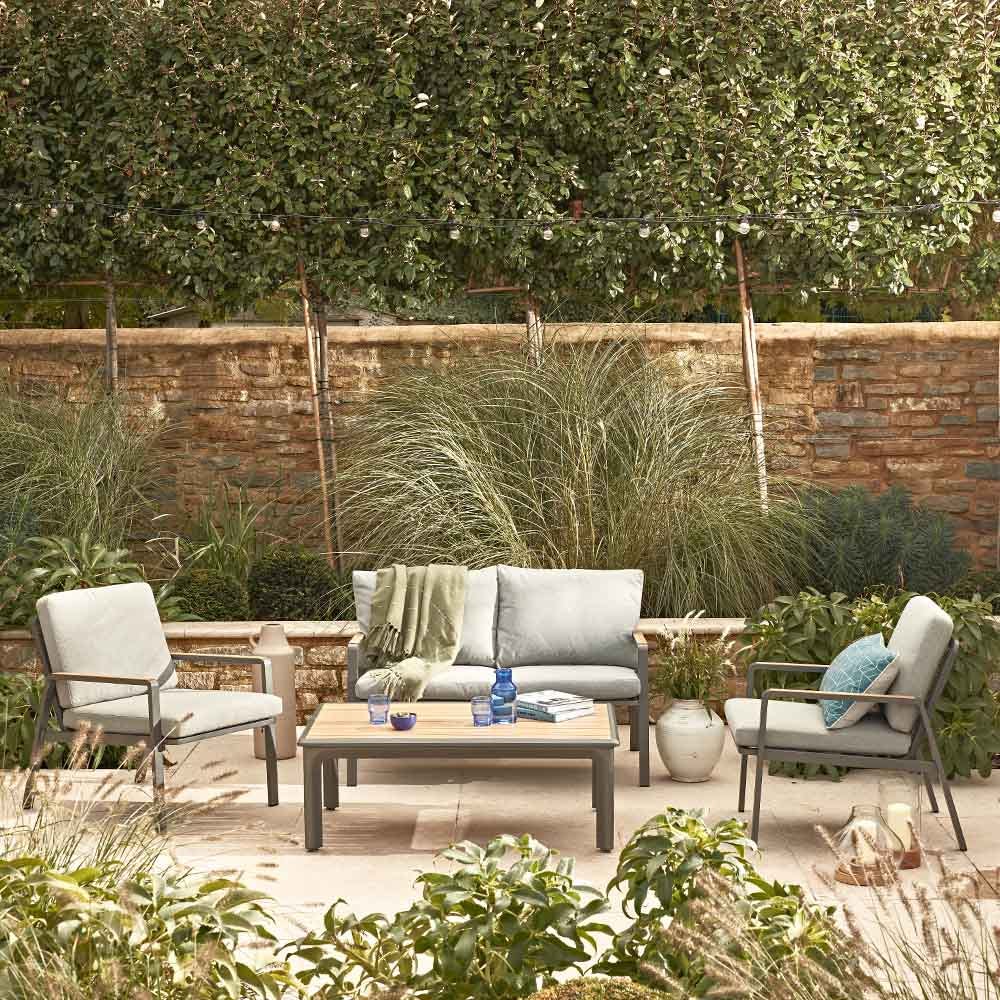 Savannah Rope Lounge Set - Oak