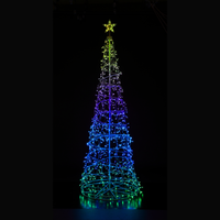 Spectrum 2.5m Remote Control Icicle Spiral Tree