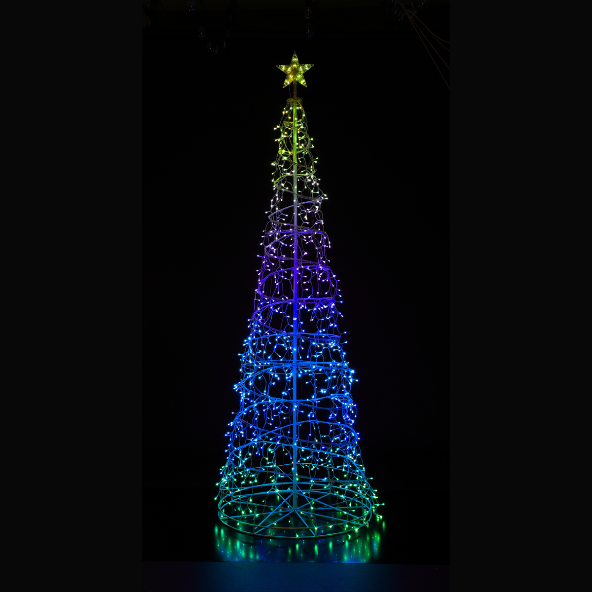 Spectrum 2.5m Remote Control Icicle Spiral Tree