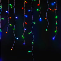 Spectrum 7m Remote Control Icicle Lights with White Cable