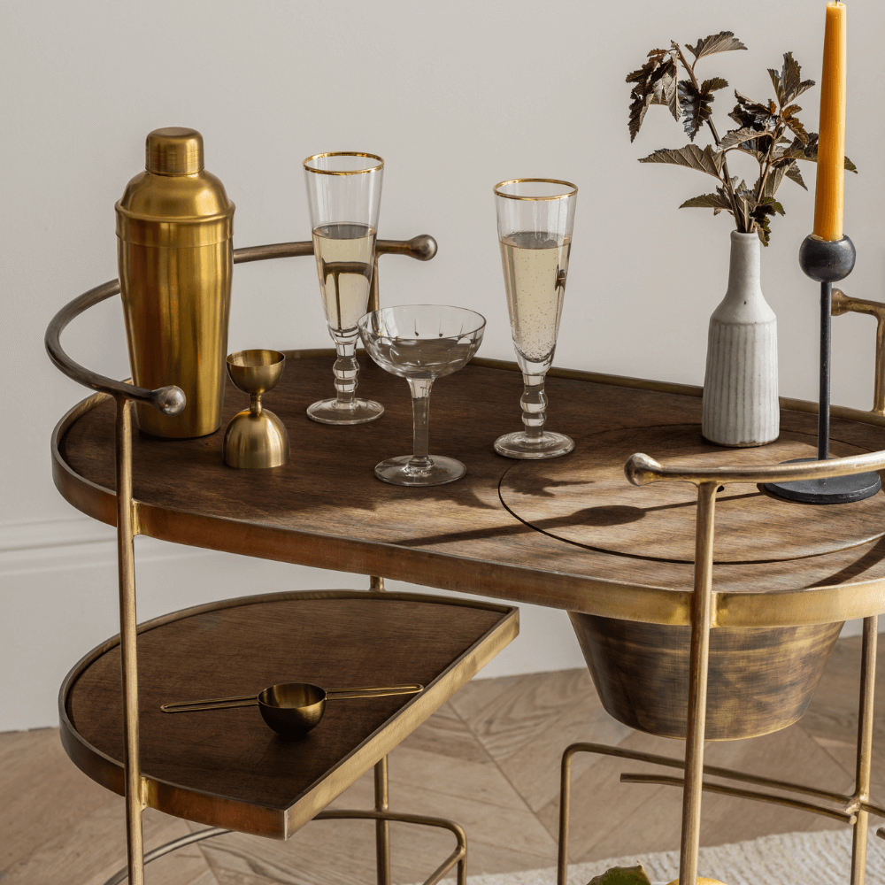 SPRITZ DRINKS TROLLEY WITH ICE BUCKET