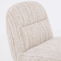 SUSIE SWIVEL CHAIR IN TEXTURED WEAVE
