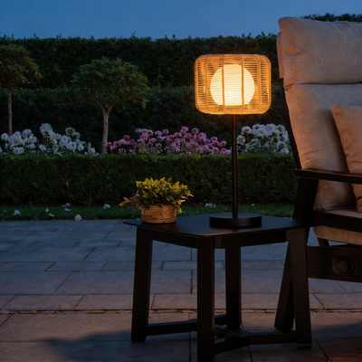 TOSCANA SESAME RATTAN TABLE LAMP