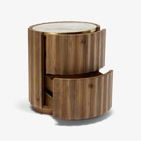 TREVISO BEDSIDE TABLE - NATURAL