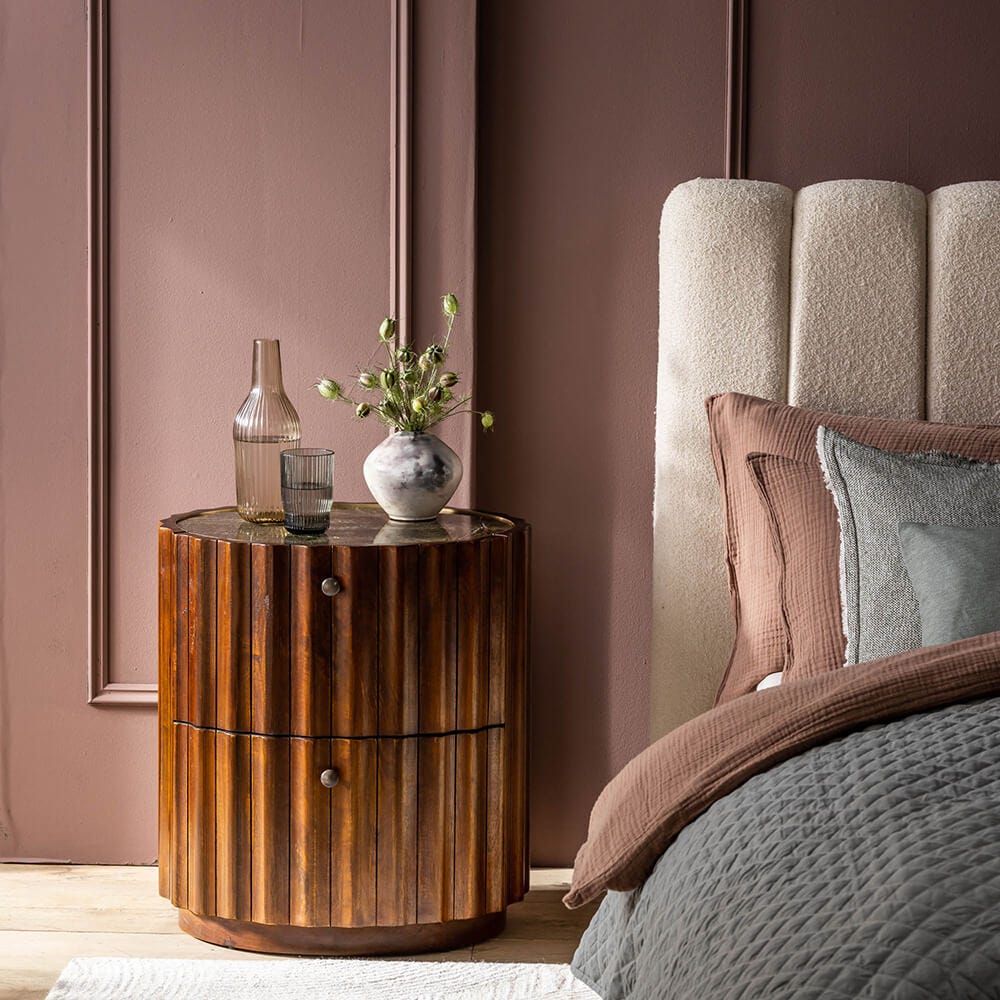 TREVISO BEDSIDE TABLE VINTAGE FINISH