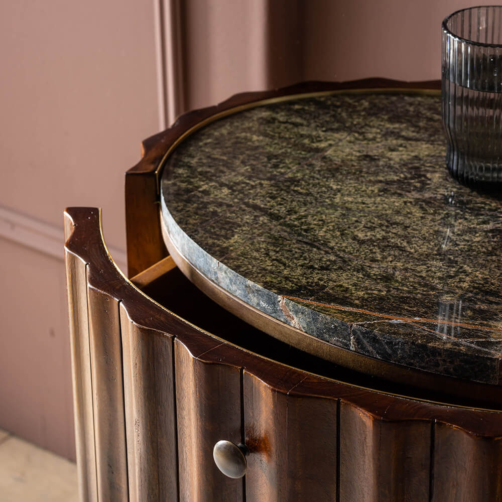 TREVISO BEDSIDE TABLE VINTAGE FINISH