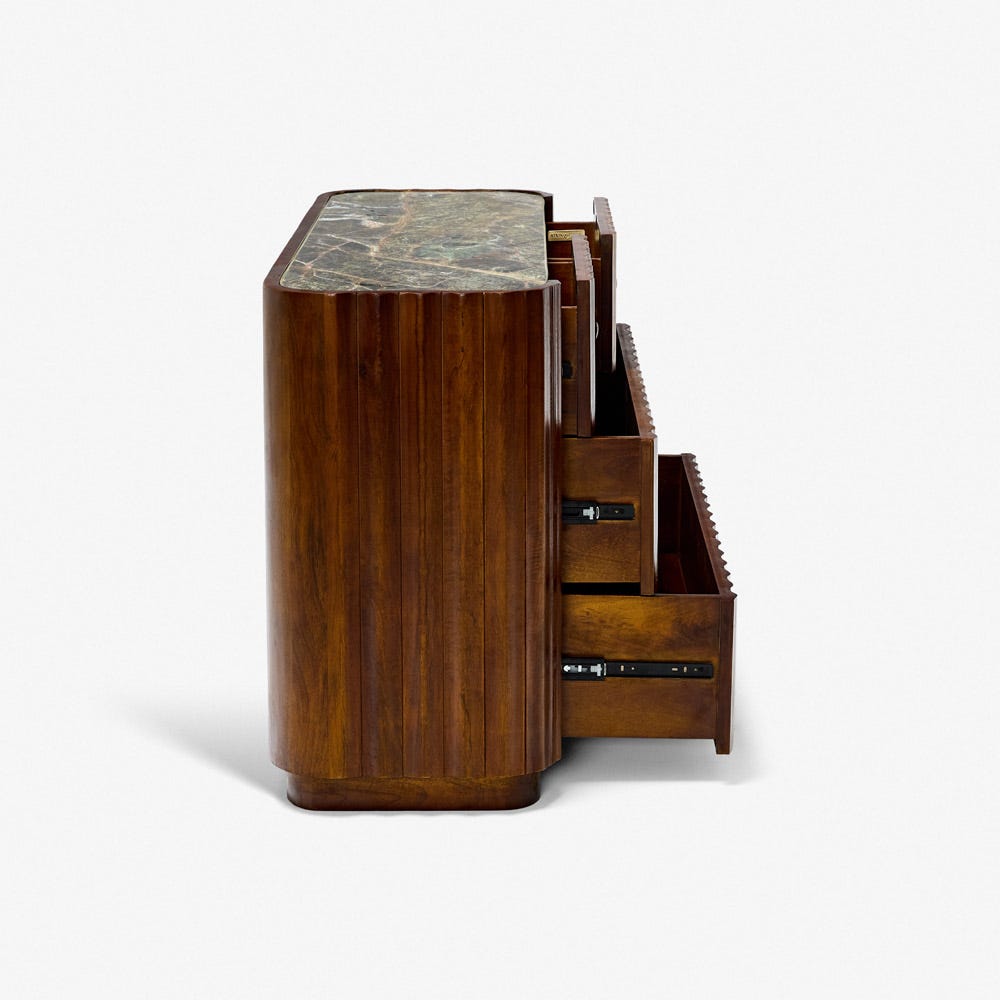 TREVISO CHEST OF DRAWERS - BROWN