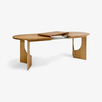 UMI SOLID OAK DINING TABLE