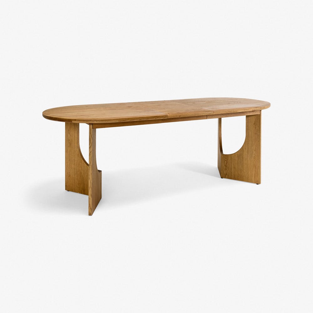 UMI SOLID OAK DINING TABLE