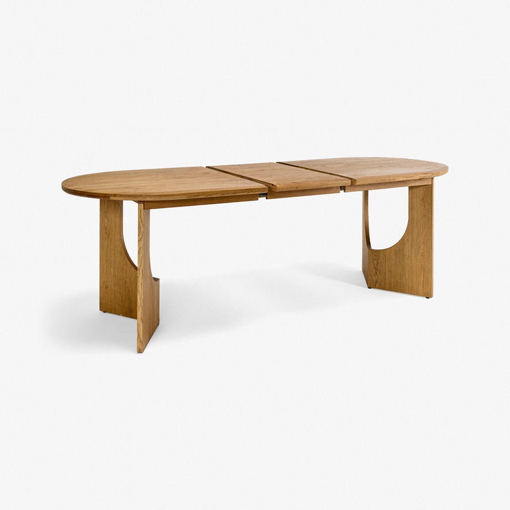 UMI SOLID OAK DINING TABLE