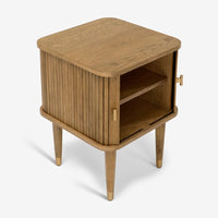 BYRON SIDE TABLE- MUTED OAK FINISH